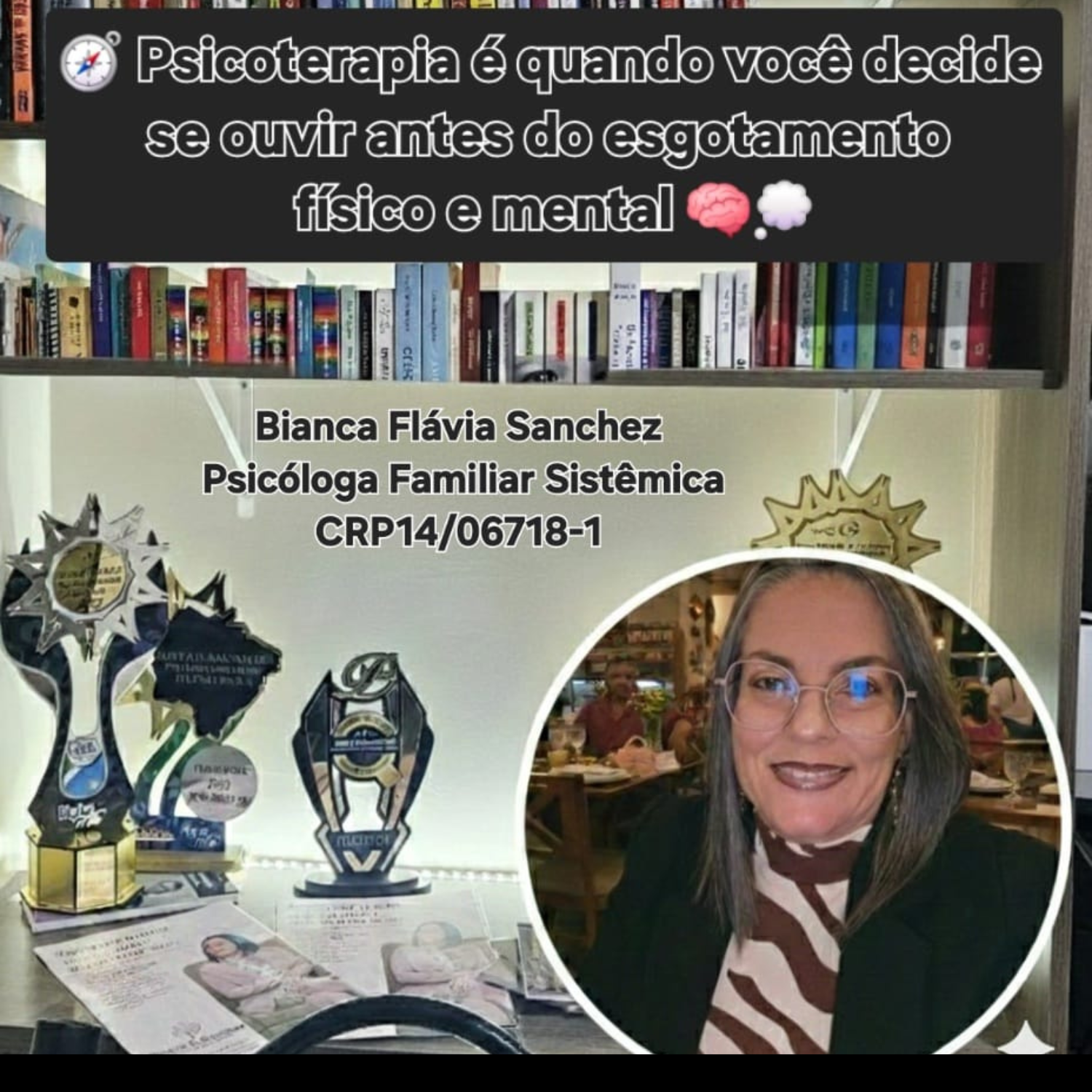 🧭 Psicoterapia Online não é urgência. É quando você decide se ouvir antes do esgotamento físico e mental 🧠💭