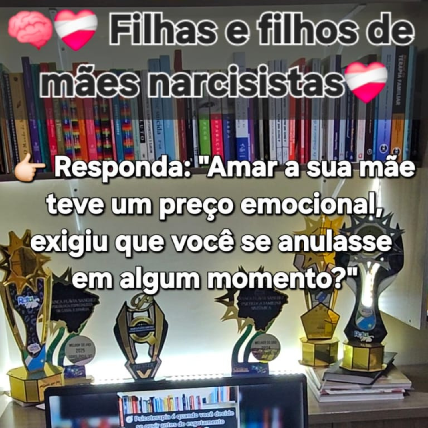 🧠❤️‍🩹Filhas e filhos de mães narcisistas: quando amar custa a própria identidade 💔
